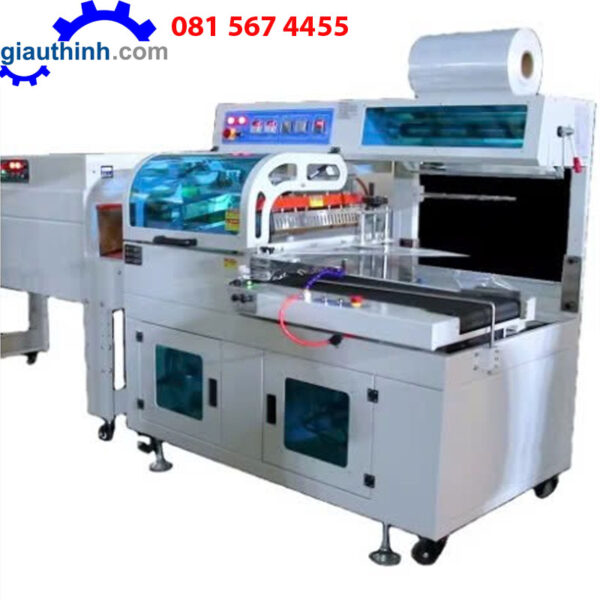 Máy cắt và co màng tự động