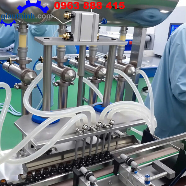 Máy chiết rót mỹ phẩm tự động 6 vòi