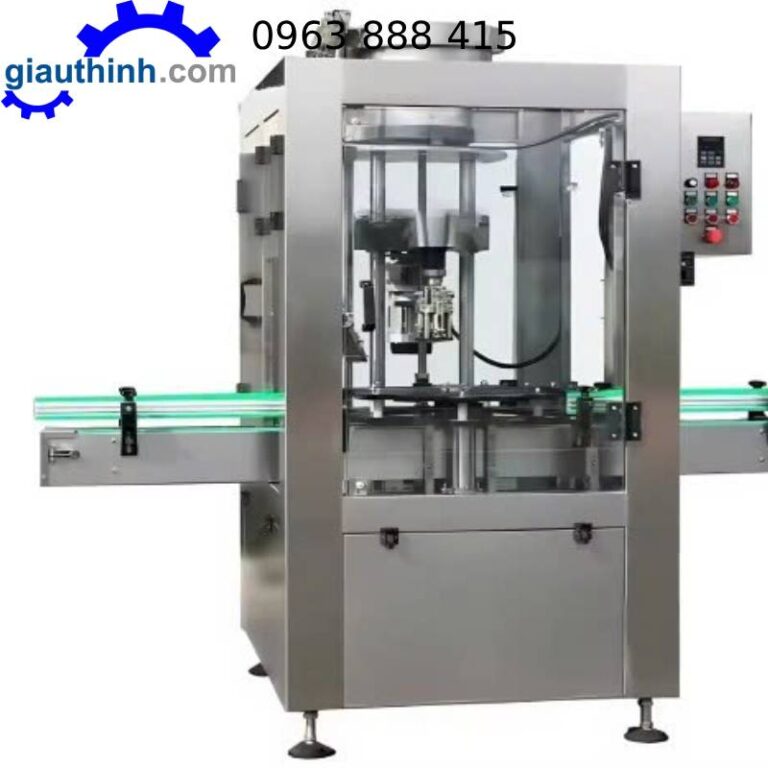 Máy đóng nắp chai nước suối