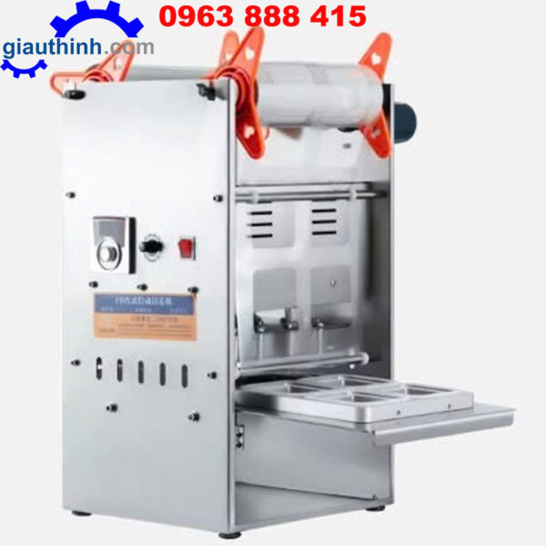 Máy dán miệng ly nhựa