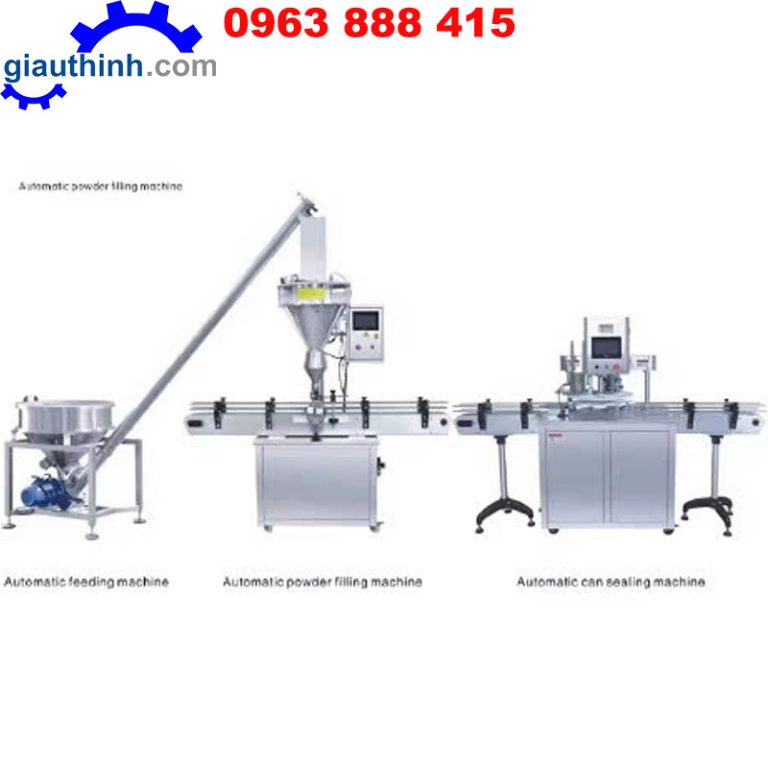 Dây chuyền chiết rót sữa bột