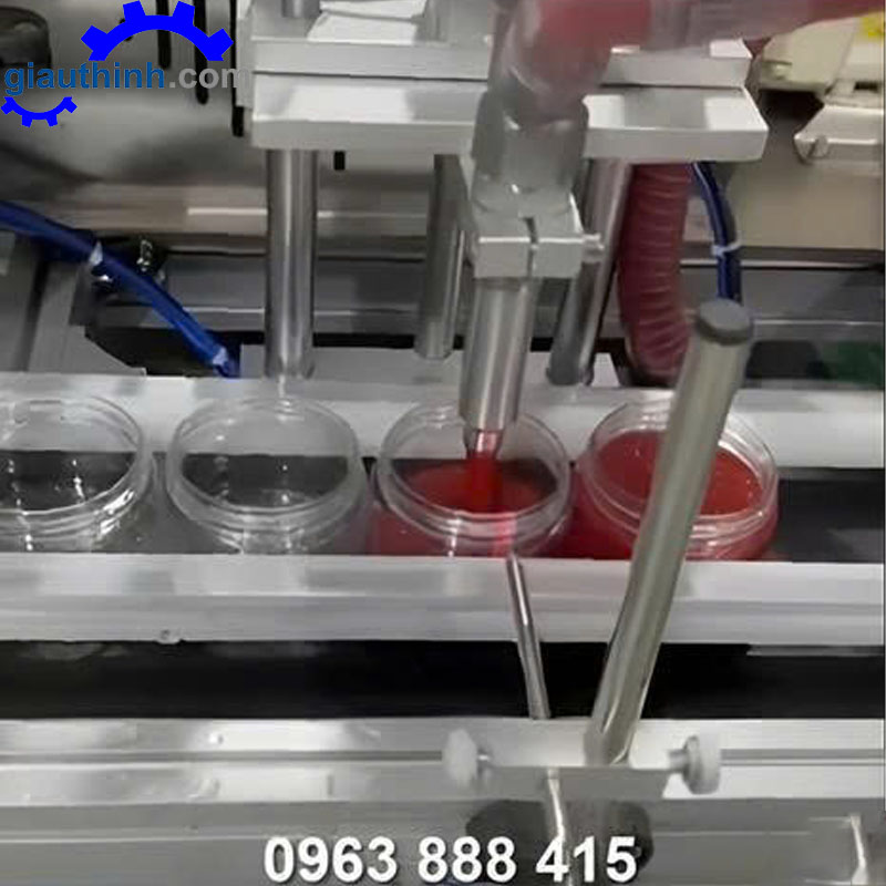 Máy chiết rót tương ớt