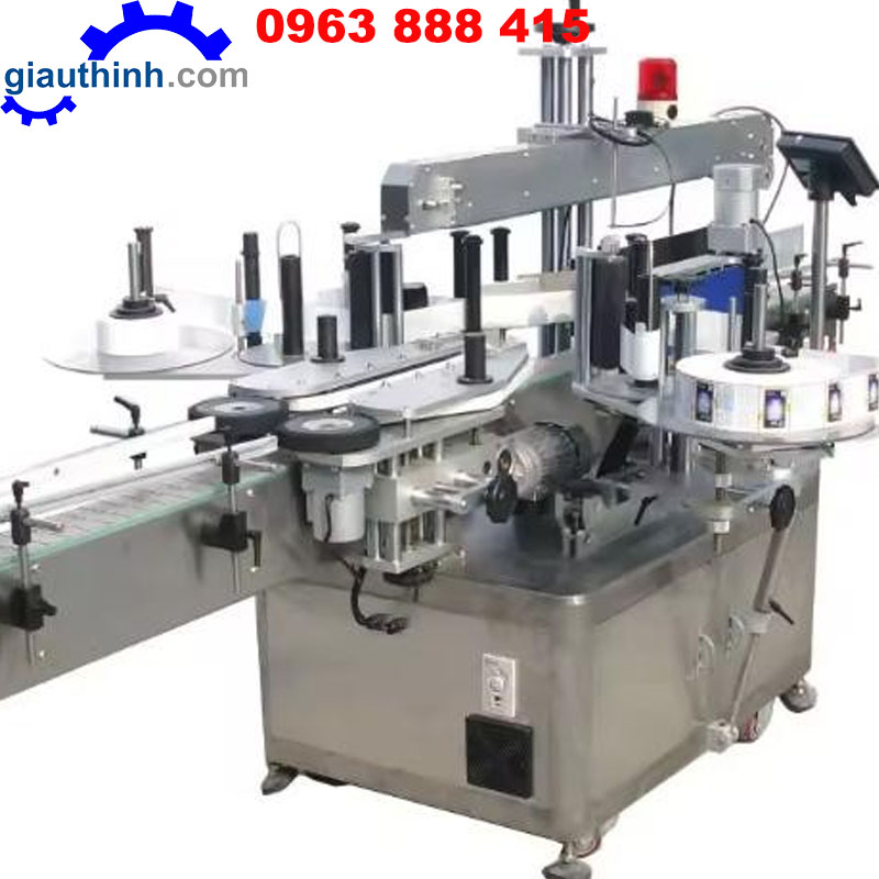 Máy dán nhãn chai dẹp