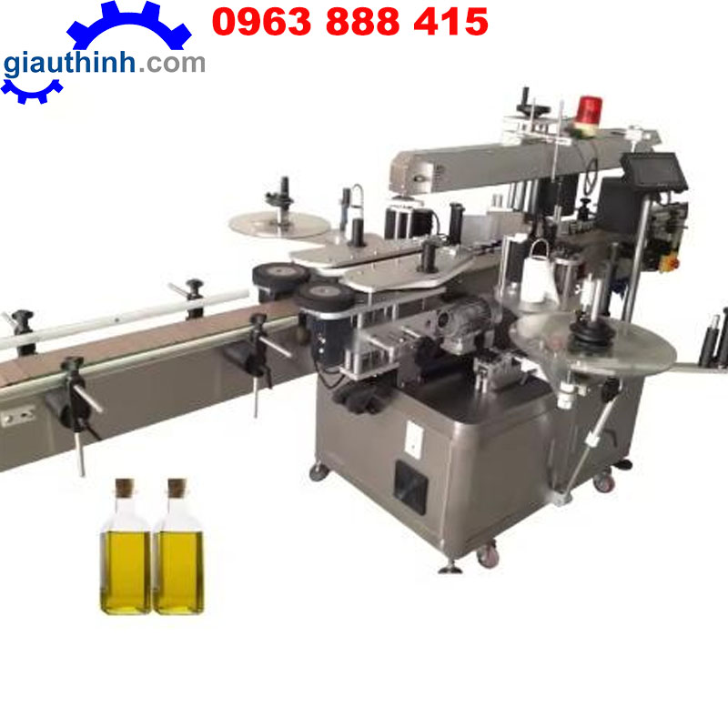 Máy dán nhãn chai vuông