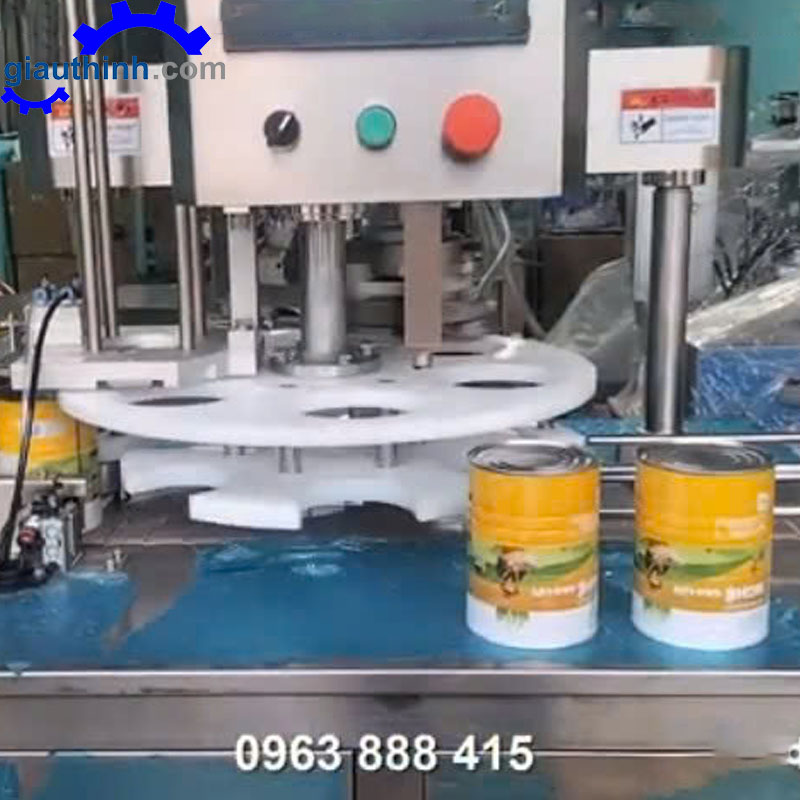 Máy viền mí nắp nhôm