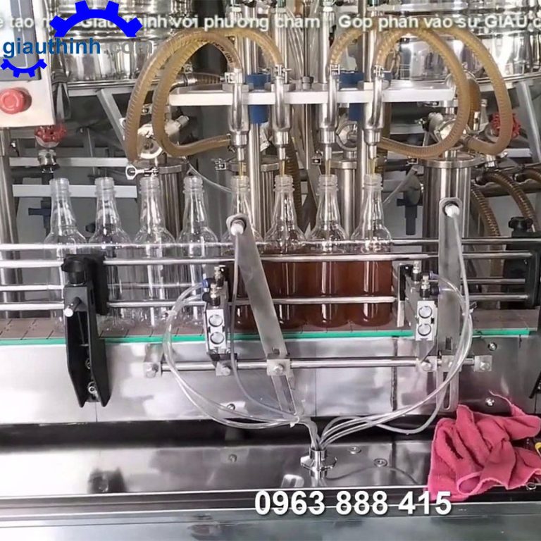 Dây chuyền chiết rót mật ong