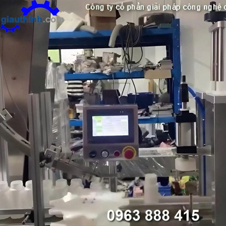 Máy cấp nắp vặn nắp chai