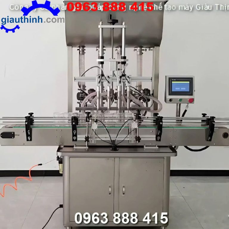Máy chiết rót 4 vòi