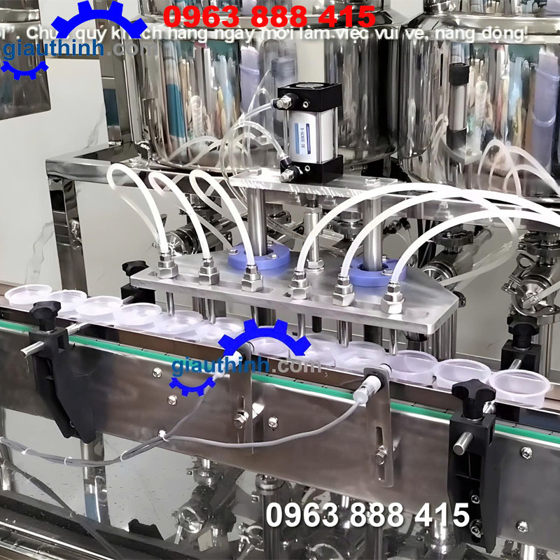 Máy chiết rót 6 vòi