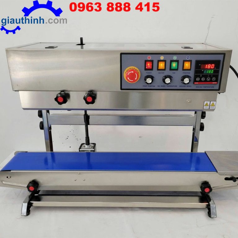 Máy hàn miệng túi băng tải