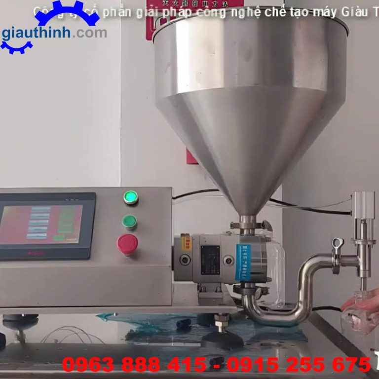 Máy chiết rót bơm cánh khế