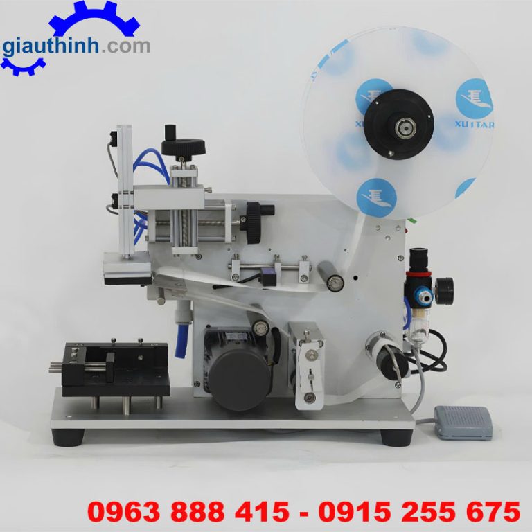 Máy dán nhãn bán tự động