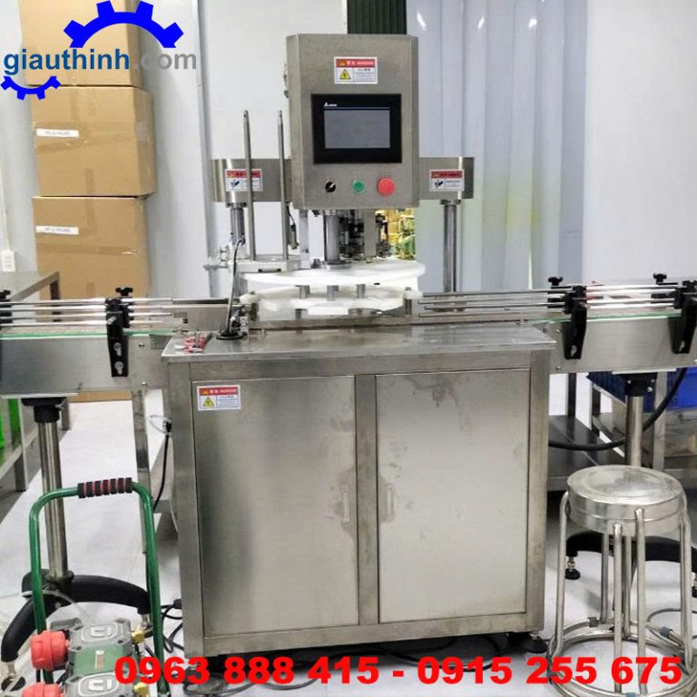 Máy viền mí nắp nhôm