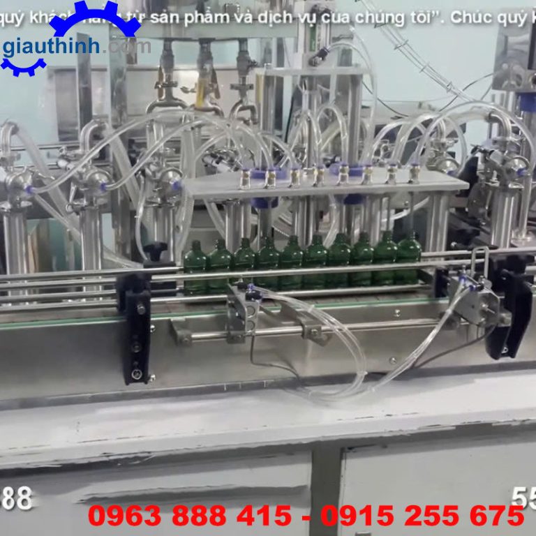 Máy chiết rót 8 vòi