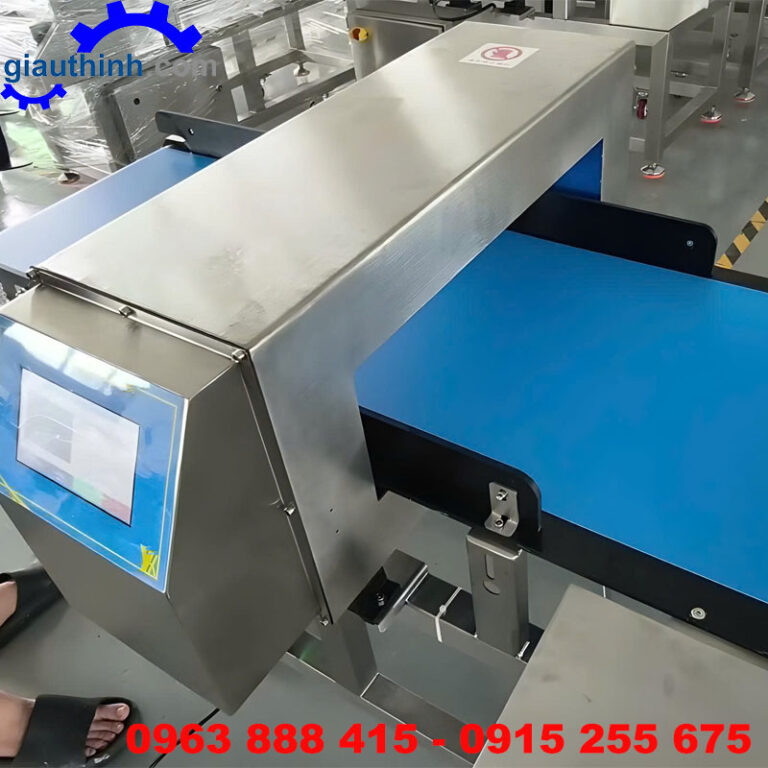 Máy dò kim loại có băng tải