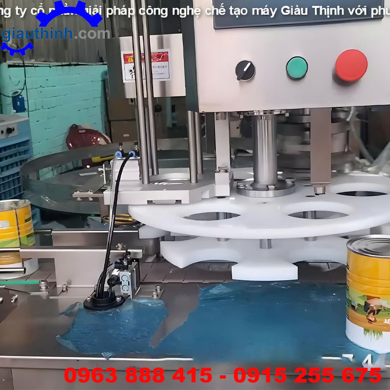 Máy viền mí lon